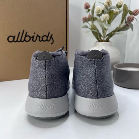 Allbirds Wool Runner-up Mizzles Water-Repellent Sneaker Medium Gray Women 10 NWB - Picture 4 of 10